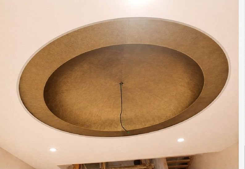 Antique gold domed ceiling feature