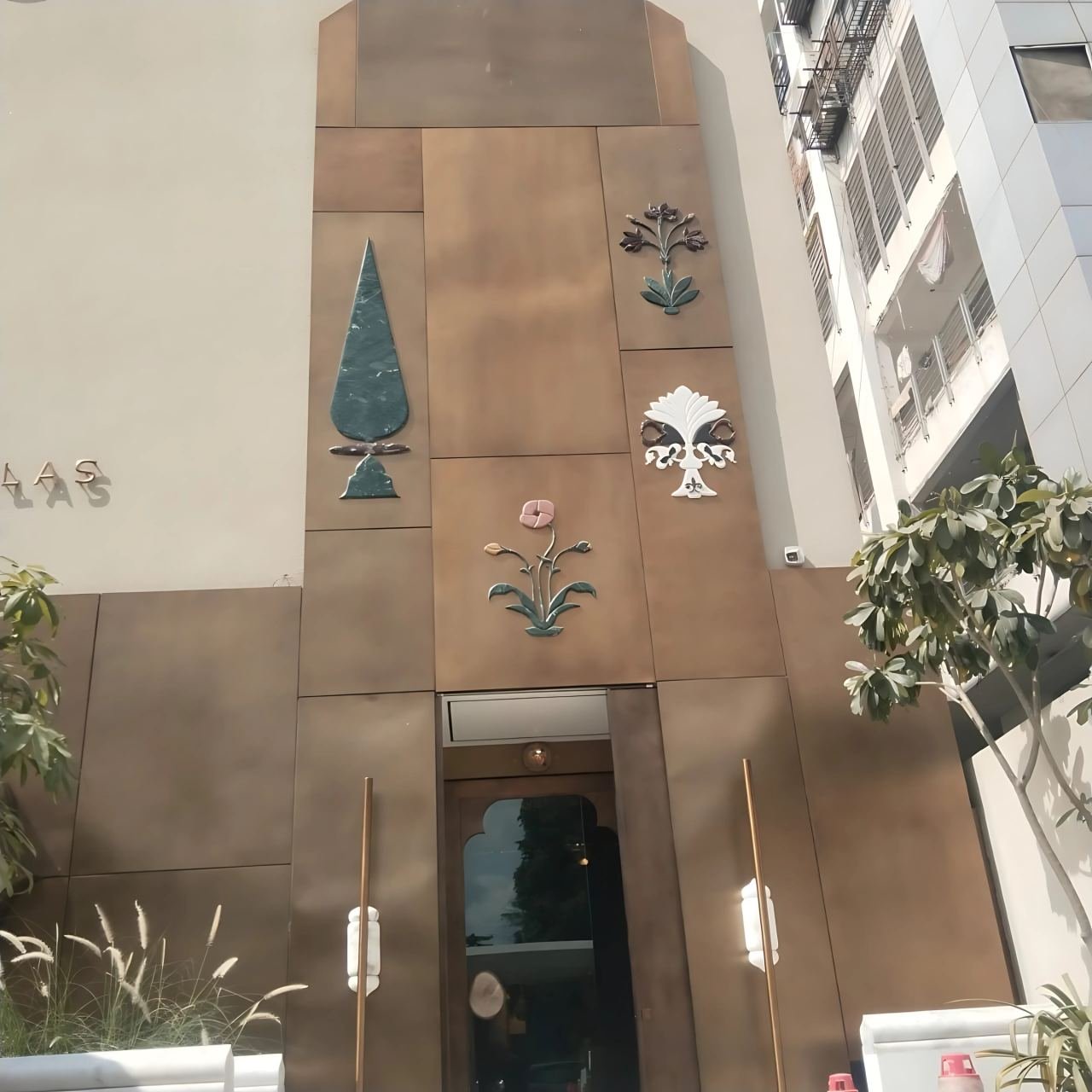 Exterior metal cladding
