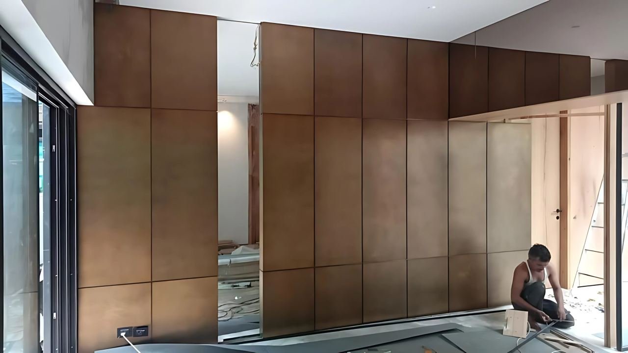 Exterior metal cladding