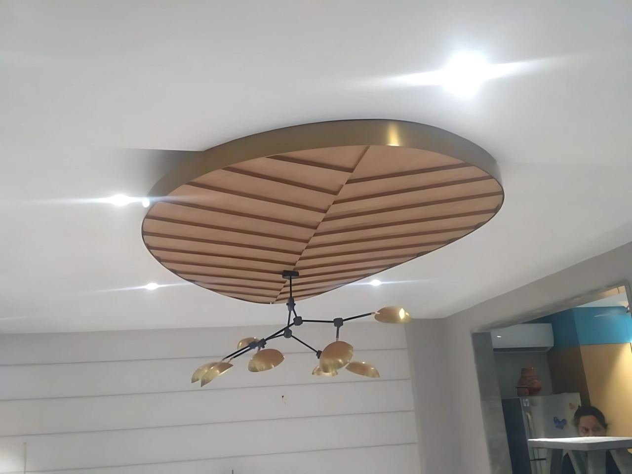 Metal ceiling panel