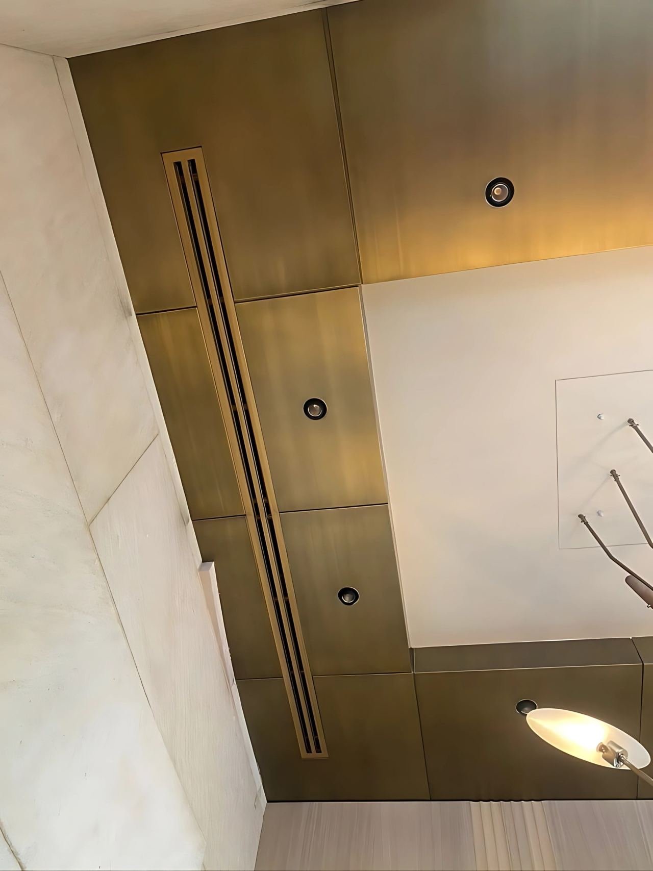 Metal ceiling panel