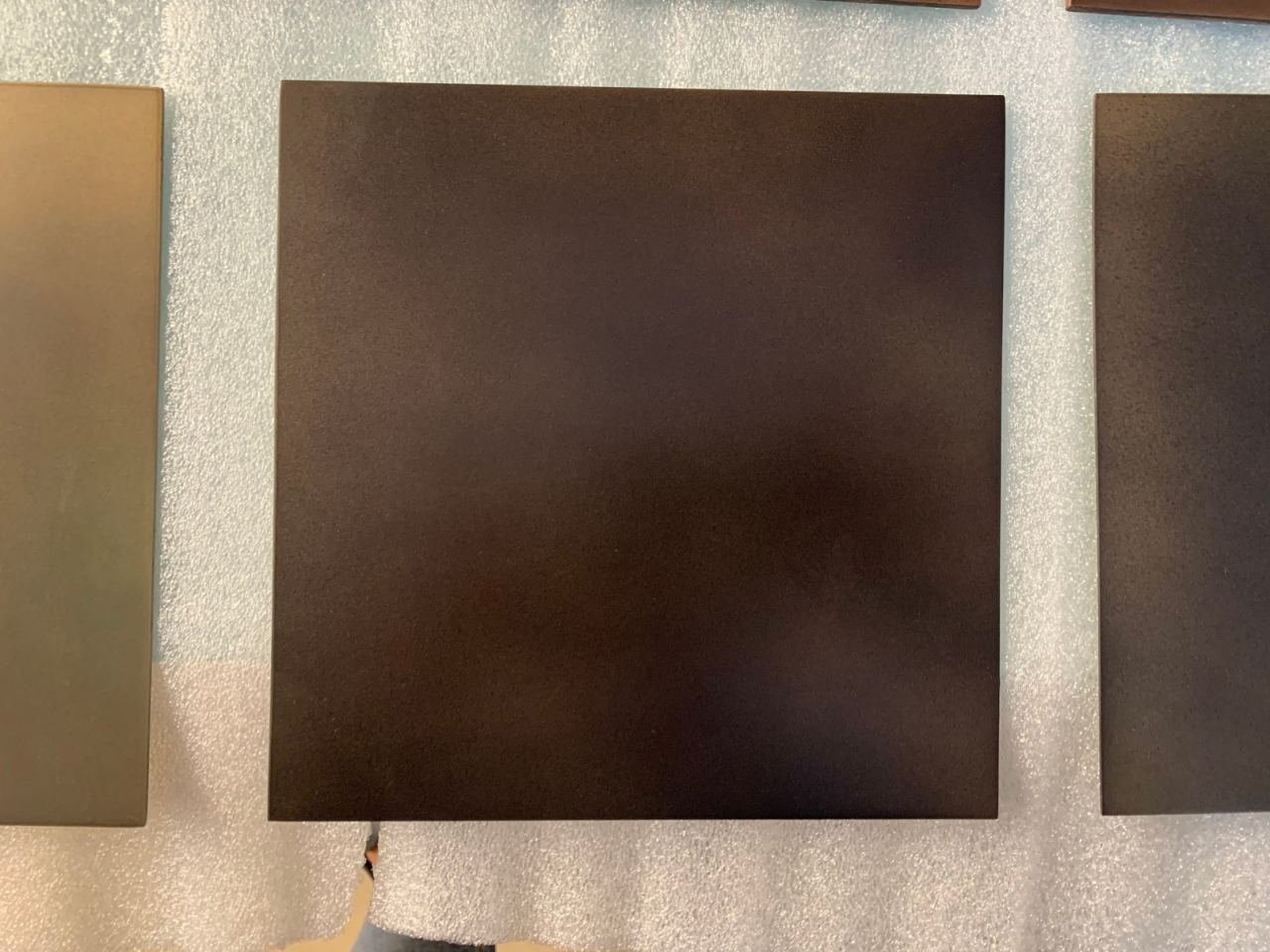 Metal finish sample from the DFI workshop