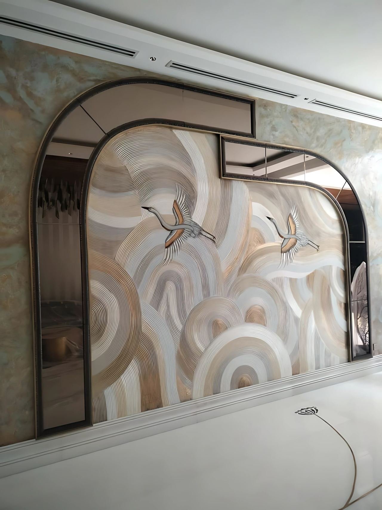 Metal wall art panel