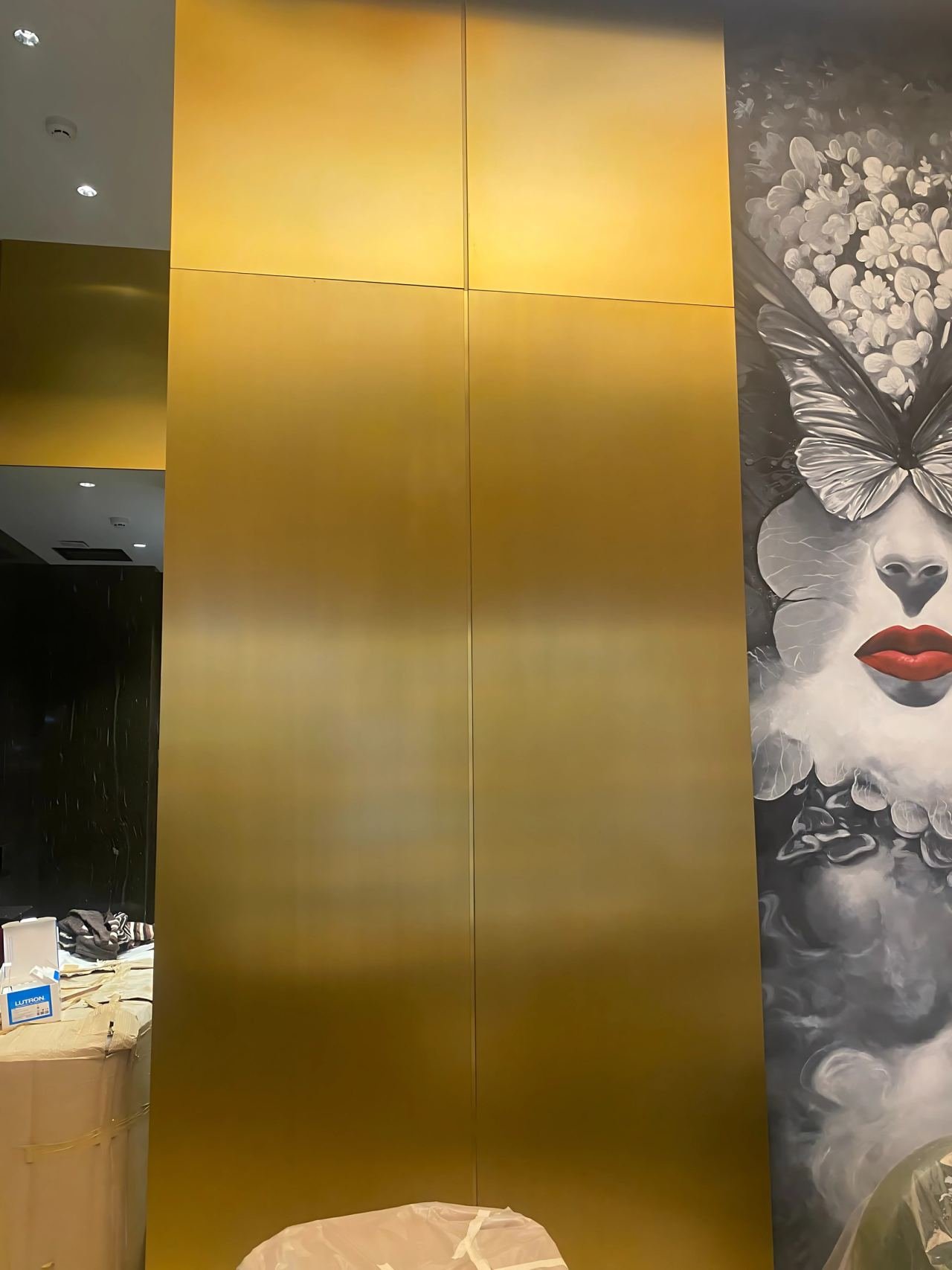 Metal wall cladding