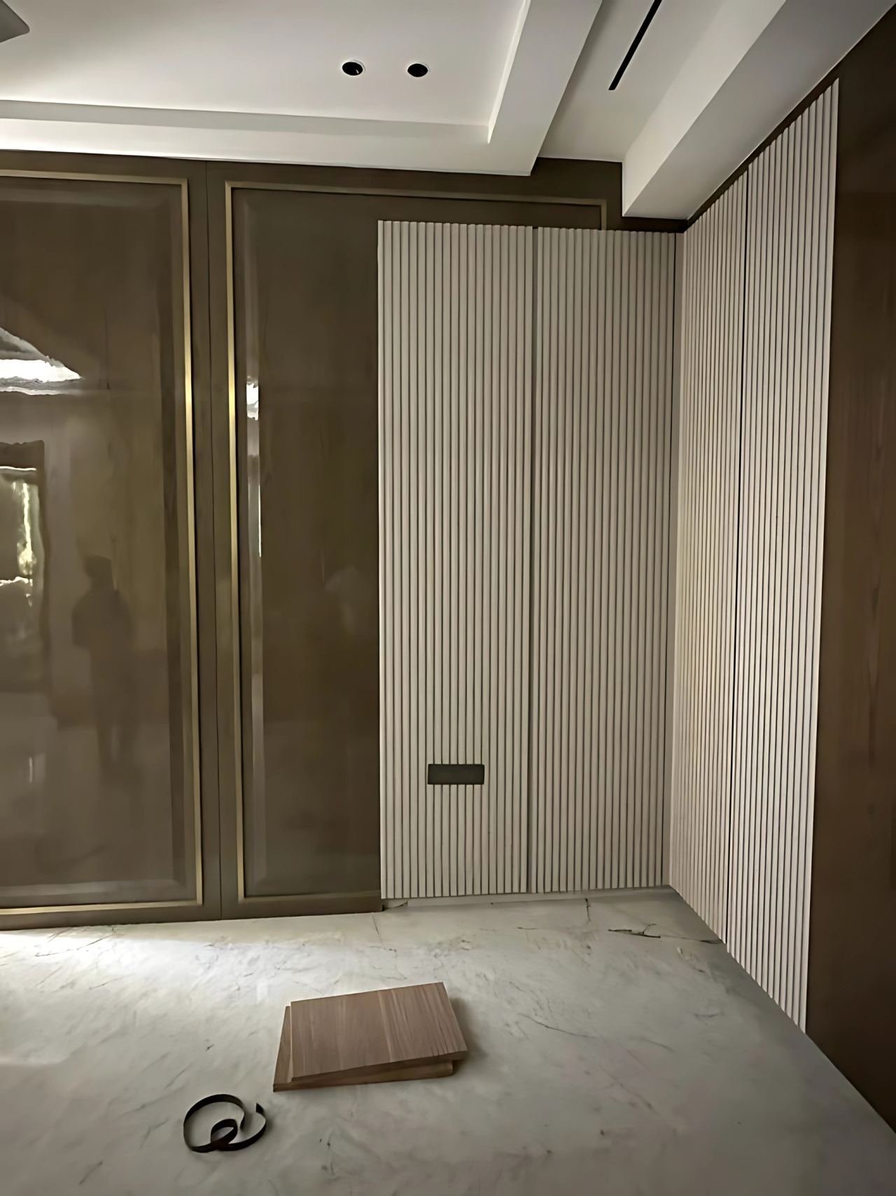 Metal wall cladding