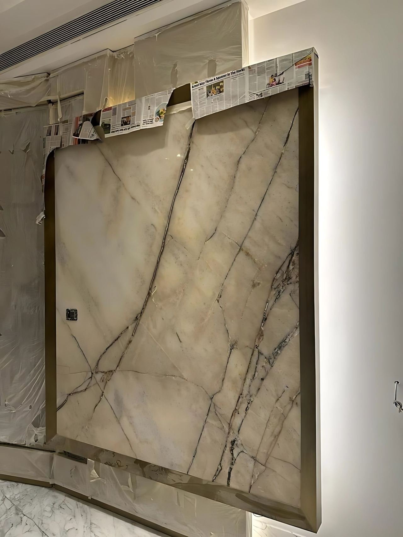 Metal wall cladding