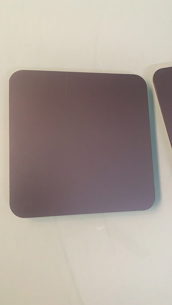 Smoky effect finish sample