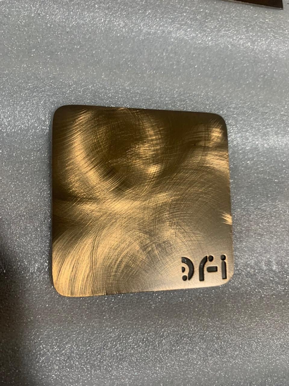 Special effect finish sample