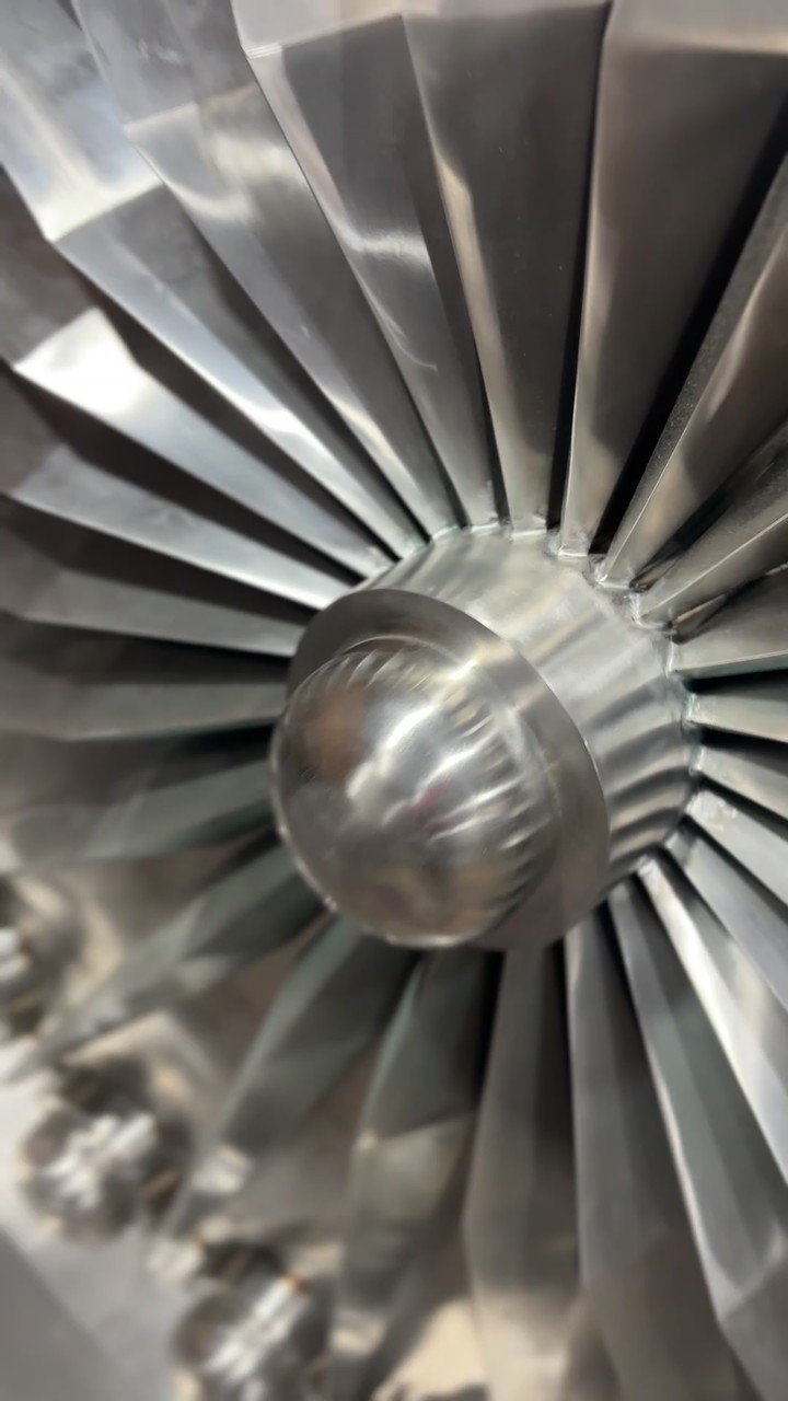 Stainless steel turbine medallion